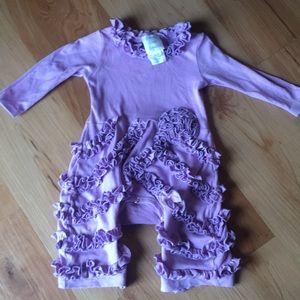 Lemon Loves Layette Lavender Romper